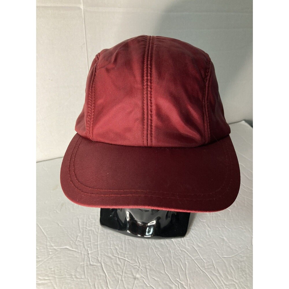 Vintage Structure Mens Hat Cap Maroon/Red Size L/XL Nylon/Polar Fleece Rare